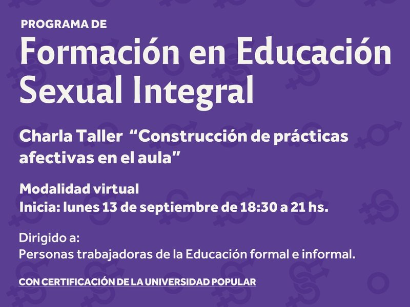Programa de Formación en Educación Sexual Integral