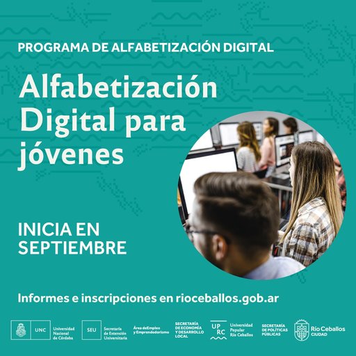Universidad Popular RC, Curso de Alfabetización Digital para Jóvenes