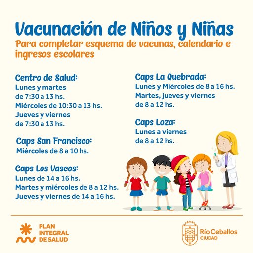 Vacunación para Infancias