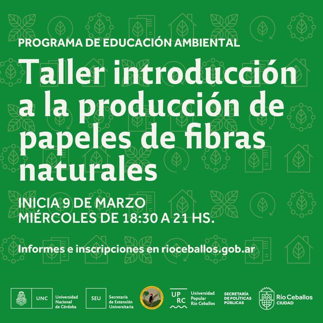 Taller de introducción a la producción de papeles de fibras naturales