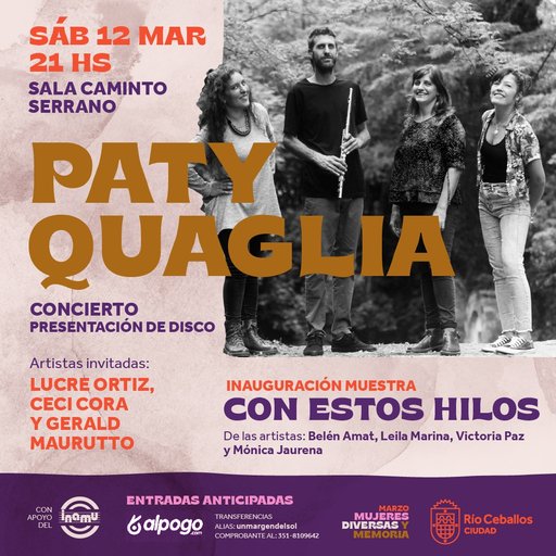 Paty Quaglia en concierto