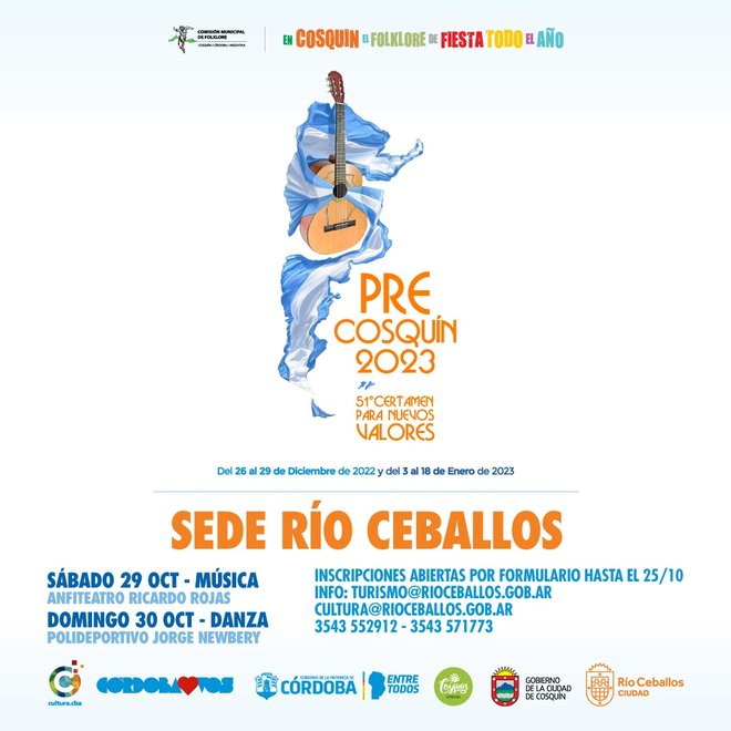 Pre Cosquín 2023 - Sede Río Ceballos