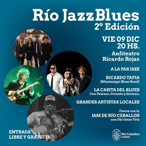 El mejor Jazz y Blues en Río Ceballos