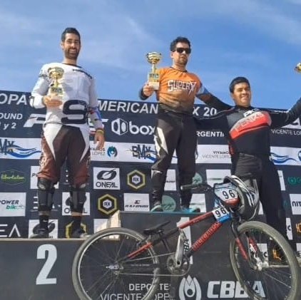 Río Ceballos hizo podio en BMX