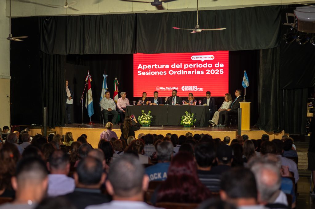 Compromiso con la transparencia, obras de infraestructura y políticas de crecimiento para Río Ceballos.